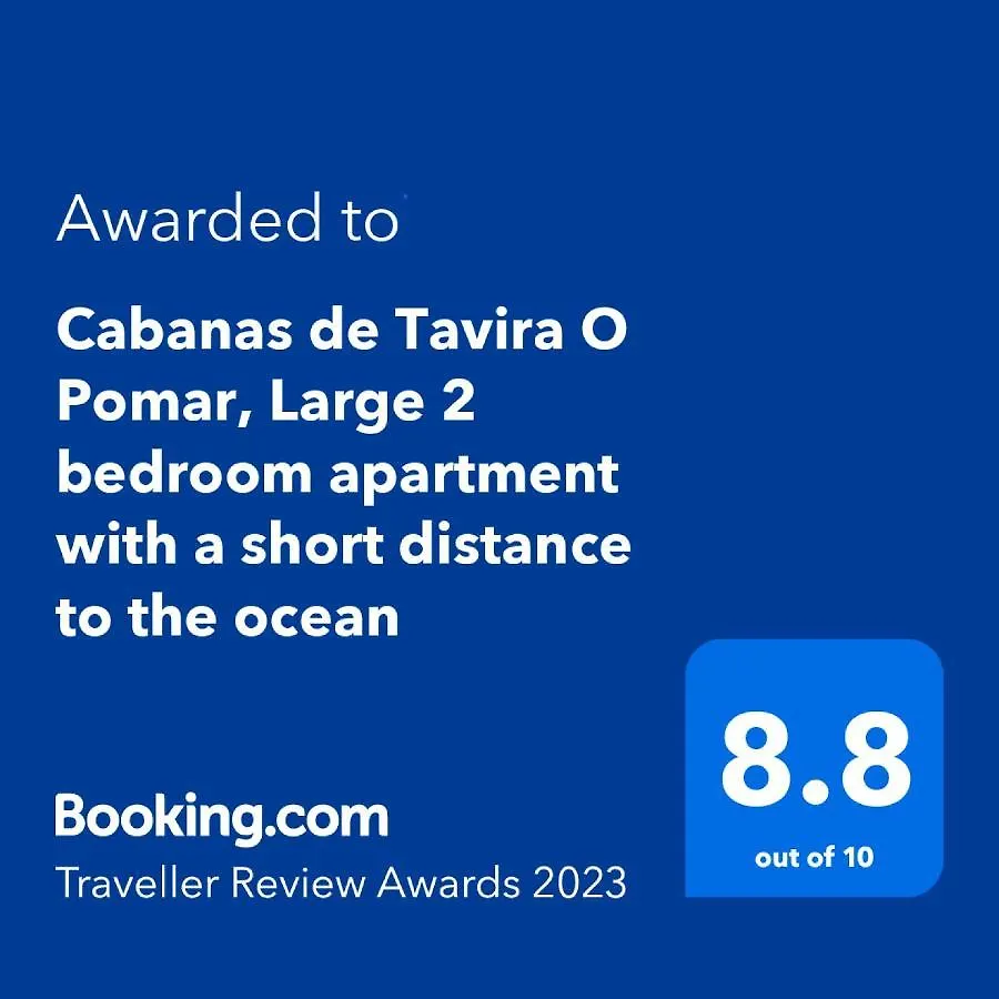 Cabanas De Tavira O Pomar, Large 2 Bedroom Apartment With A Short Distance To The Ocean